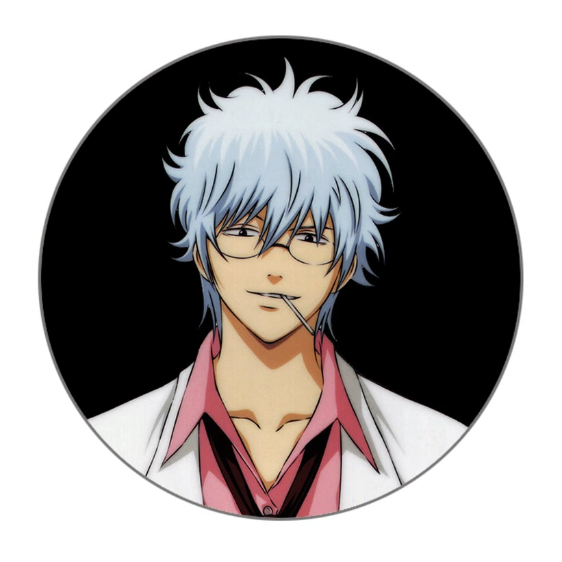 Аниме держатель для телефона, рамка Gintama, ленивый держатель, несколько вариантов, серебристый