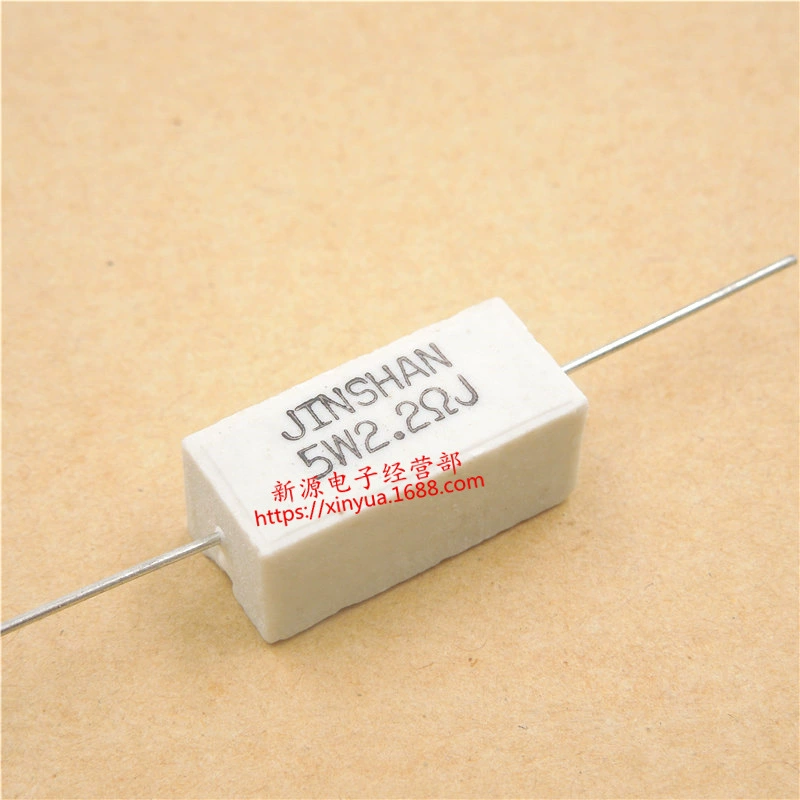 Точность сопротивления цемента 5 Вт ± 5% горизонтальное сопротивление керамики 5 Вт сопротивление цемента 2.2R 2,2 Ом