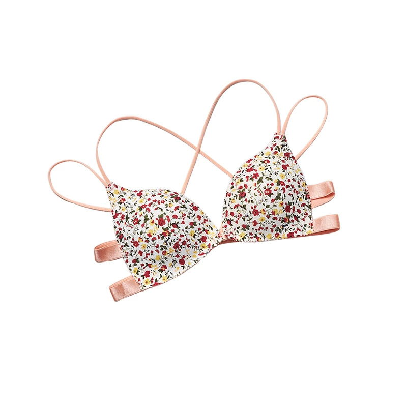 曼雅芬 Sexy wireless bra, comfortable supporting underwear, beautiful back