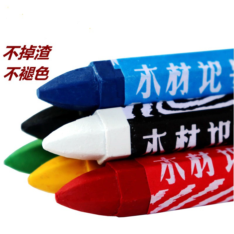 Маркировочный мелок по дереву Каменная ручка Промышленная Водонепроницаемая крупная деревообрабатывающая белая ручка Красный Черный Монохромный мелок