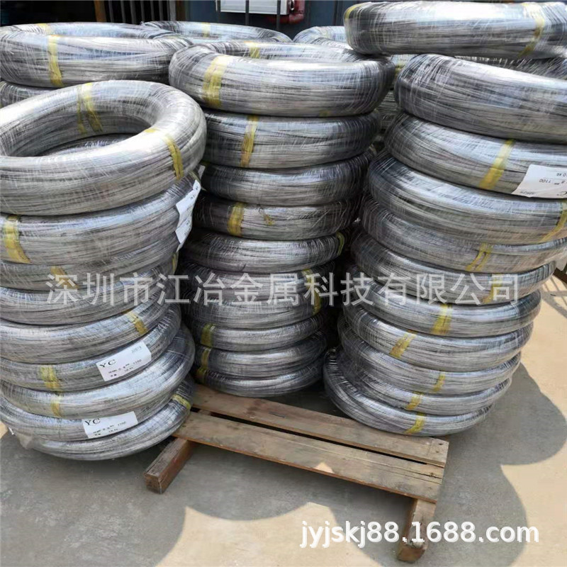 现货铝线 6061-t6 1.6MM 1.7MM 彩色铝线 T2紫铜线可调直压扁