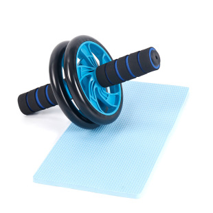 15mm Giant Wheel Abdominal Wheel Abdominal Muscle Wheel Slim Waist Abdominal Wheel Roller Double Wheel Silent Sports Home Fitness Equipment