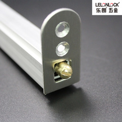 Door bottom automatic lifting dustproof soundproof strip door gap dustproof wholesale hotel room door U-shaped aluminum alloy sealing strip