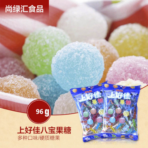 Mix Batch Exquisite 96g Eight Treasure Fruit Candy Snack Hard Candy Food Supermarket Procurement Wholesale