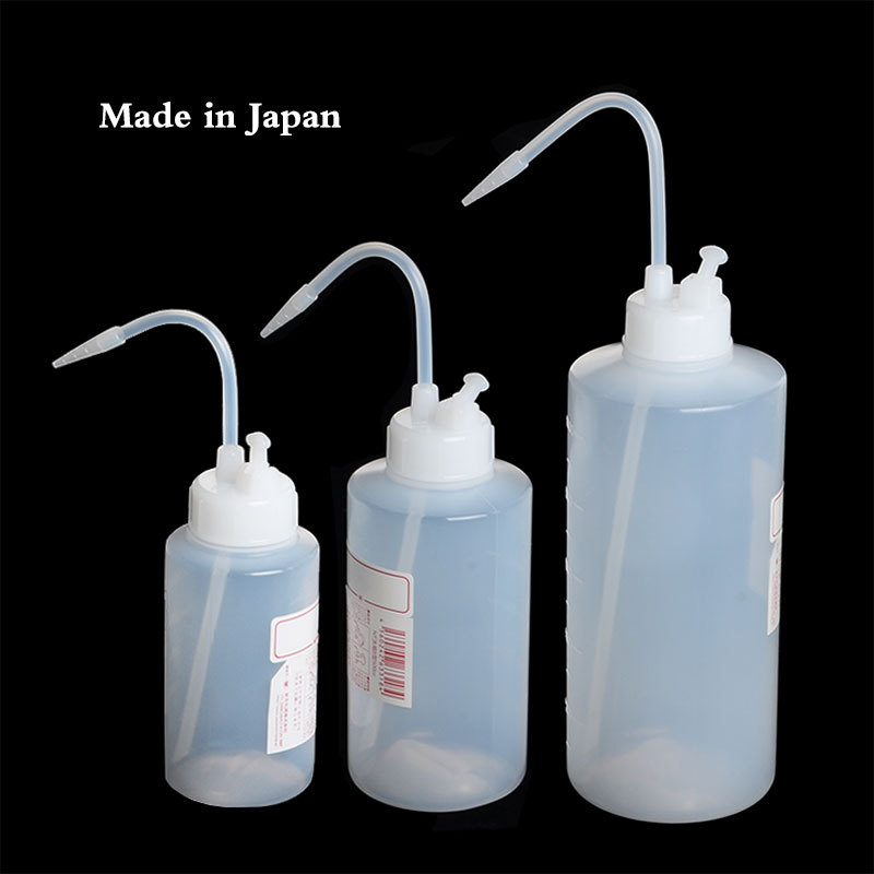 ASONE valve Washing Hourglass Plastic Washing 250ml500ml Graduation Liquid solvent Storage Cleaning bottles