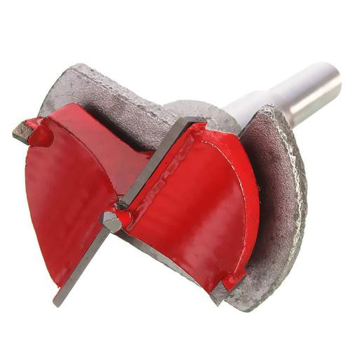 Carbide woodworking hole opener, positioning woodworking drill bit, flat wing drill hinge hinge special hole expander 35mm