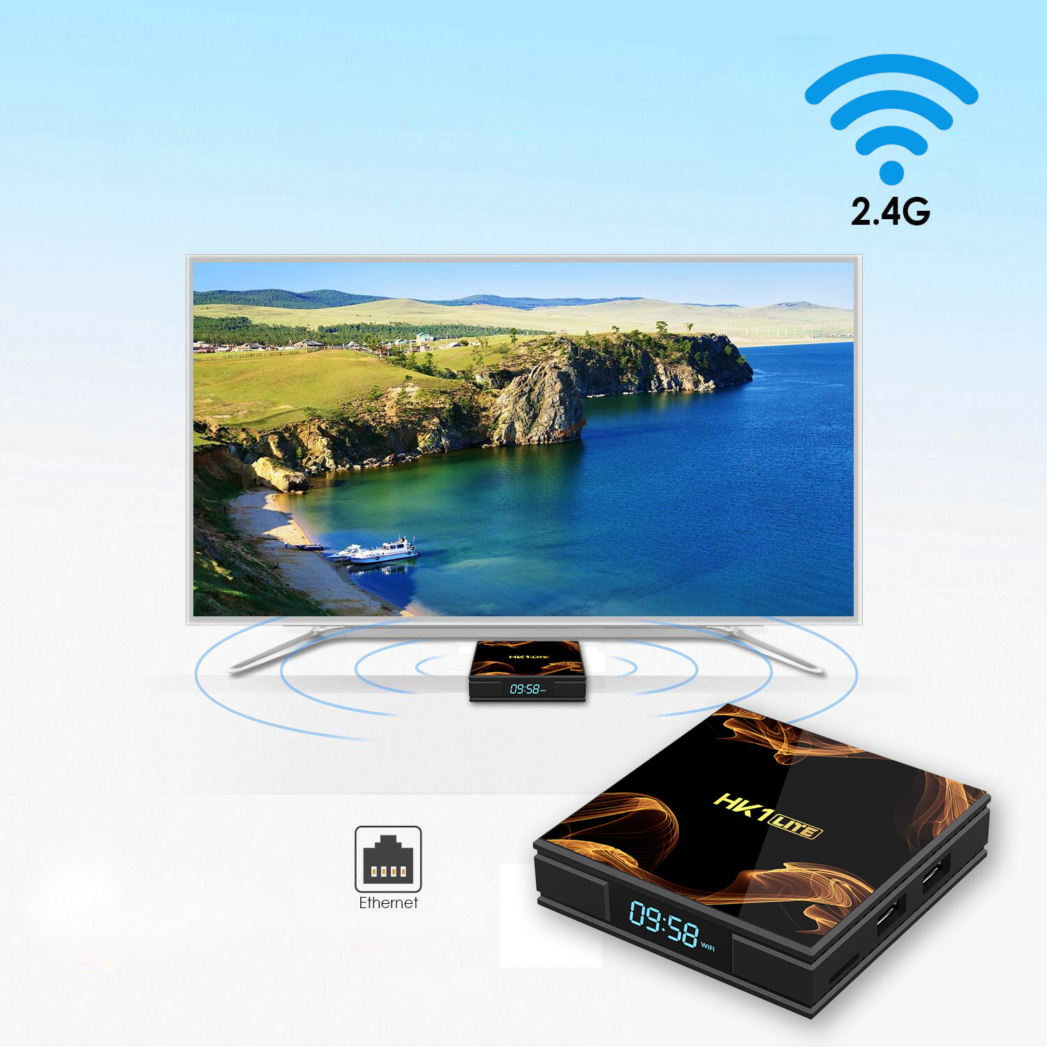 TV Box HK1 LITE Android 9.0 - Ref 3424460 Image 22