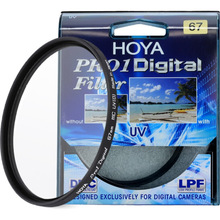 HOYA PRO1保谷UV镜不镀膜光学玻璃  相机镜头保护用 37-82mm