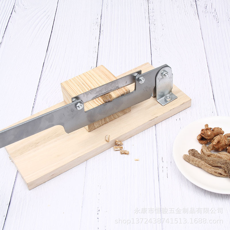 家用樟木小型年糕刀 药店中药材铡刀 阿胶糕切片机厨房工具可代发-阿里巴巴