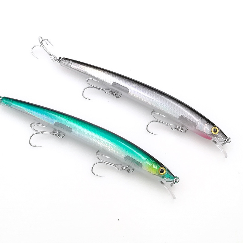 Sinking Minnow Fishing Lures Hard Baits Fresh Water Bass Swimbait Tackle Gear