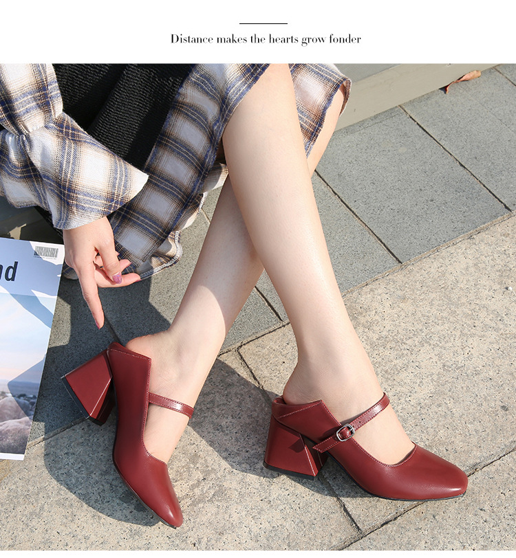 玛丽珍四色两穿单鞋