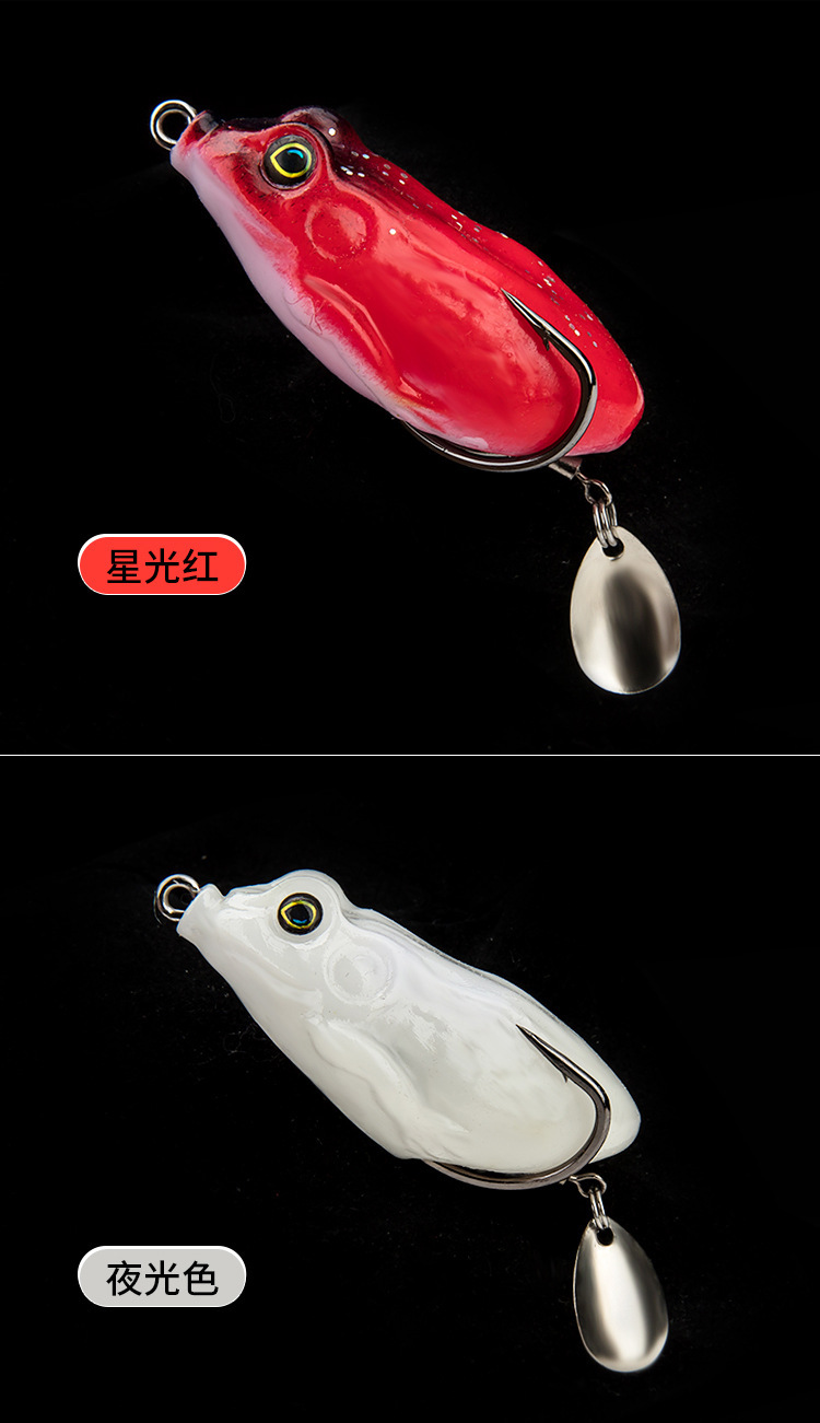 Soft Frogs Lures Soft Baits Bass Trout Fresh Water Fishing Lure