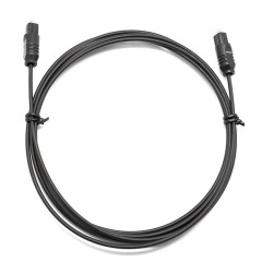Metal audio cable, speaker cable, OD2.2 fiber optic audio cable, toslink cable, digital cable with opposite ends