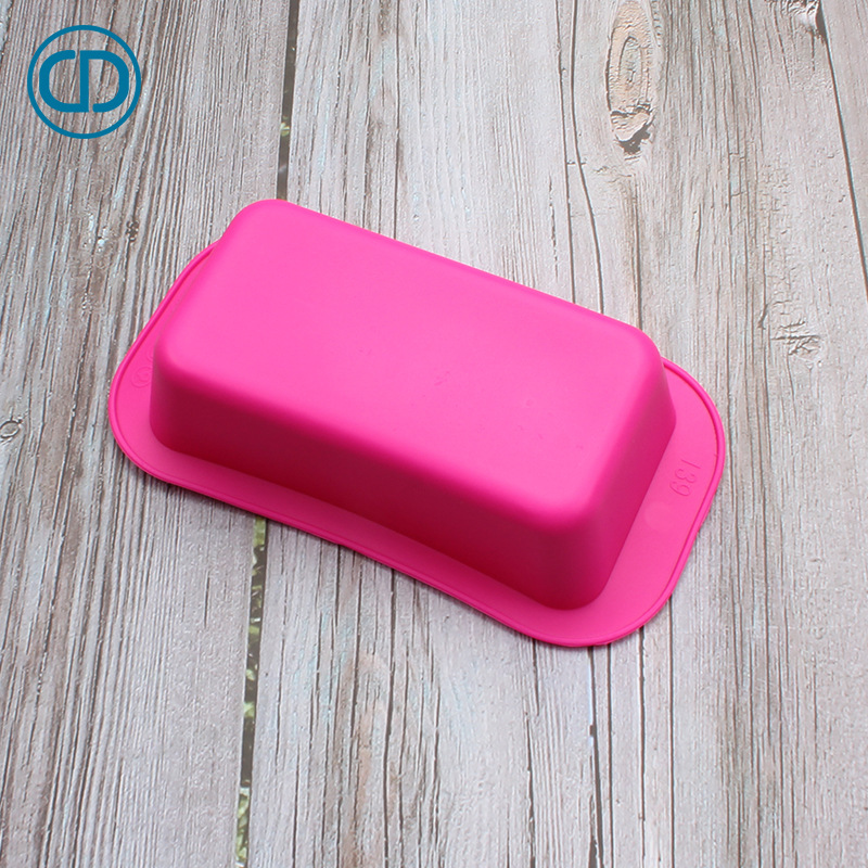 手工皂模小号 食品级硅胶蛋糕模 长方形DIY肥皂香皂模 土司面包模|ms