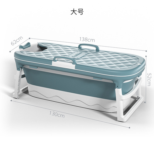 Manufacturer wholesale folding plastic bathtub, adult large bathtub, sit-down household bathtub, bathtub