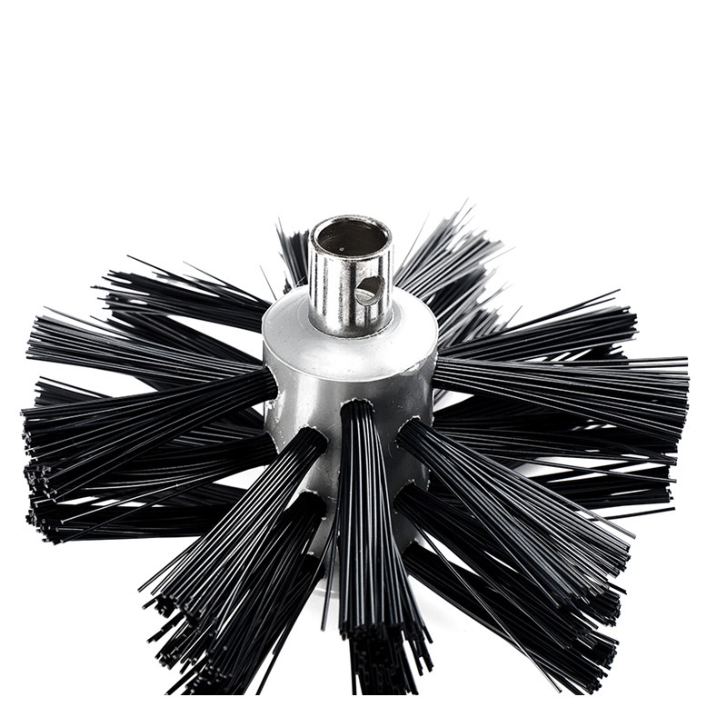 Chrome-plated quick-connect quick-change pipe brush gap brush chimney brush connection supply factory in stock supply Amazon best selling