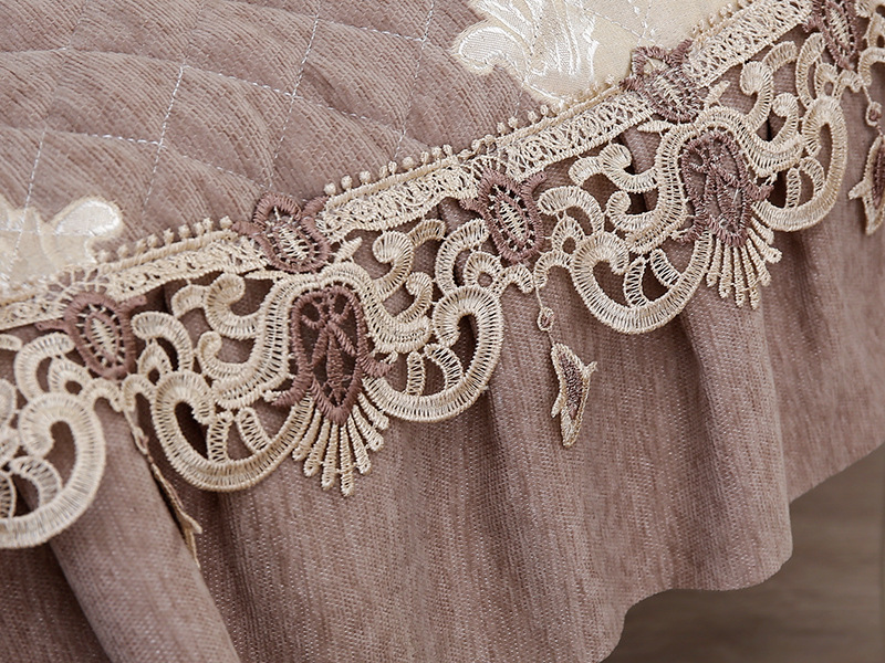 欧式郁金香咖椅垫 (18)