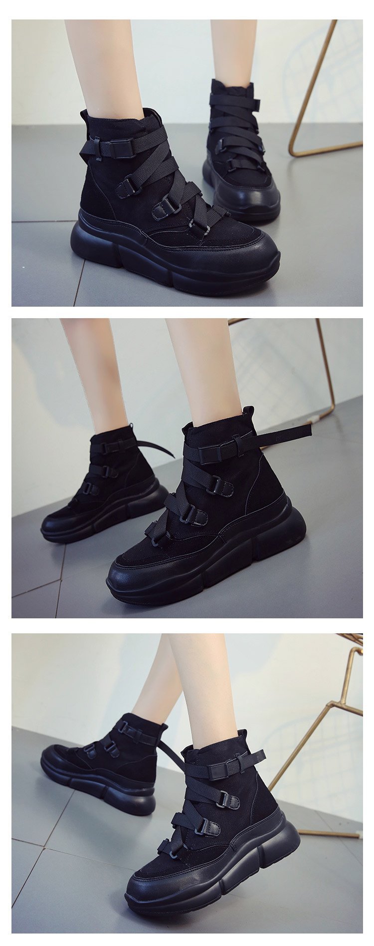 Bottes femme en Tissu - Ref 3355199 Image 14