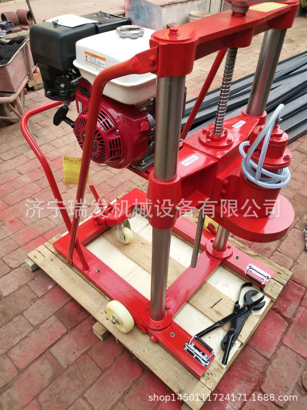 汽油机混凝土钻孔取芯机混凝土钻机路面钻孔机混凝土钻机