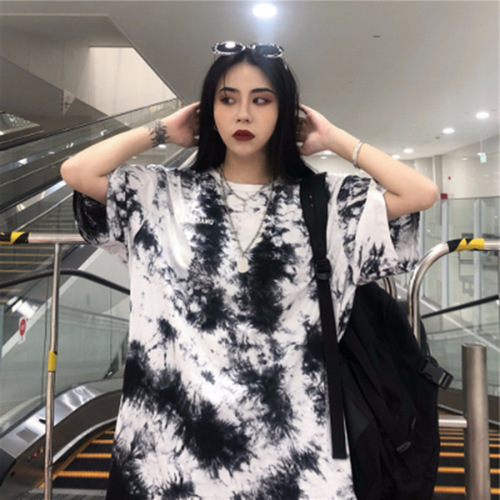 Summer Harbor Wind Women's Hip-Hop Student Loose Korean Style Ulzzang Versatile T-Shirt Top