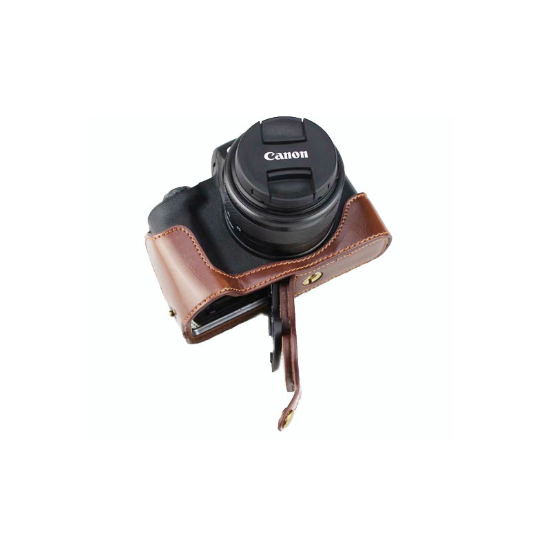 캐논 EOS M50 MARKII 마이크로 단일 카메라 가방 M50 가죽 케이스베이스 M50 2 보호 케이스 하프 세트에 적합