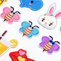 布貼補丁貼縫補貼熨燙貼衣服褲子運動服貼花亞馬遜速賣通熱賣