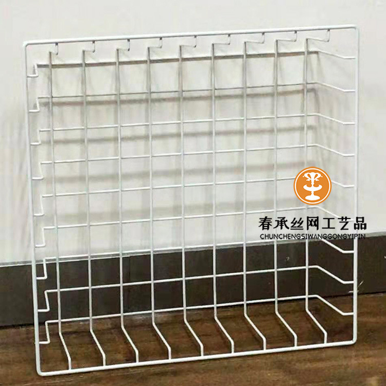 河北春承加工金属网筐篮 铁丝网格篮子 铁丝工艺品 文件篮资料筐