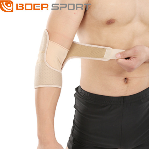 Sports and fitness protective elbow pads, basketball tennis badminton breathable elbow pads, adjustable size arm pads