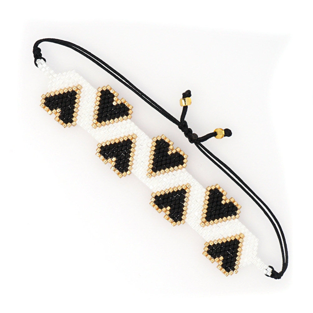 Bohème Simple Coeur Bijoux Miyuki Bracelet De Perles De Riz En Gros display picture 6