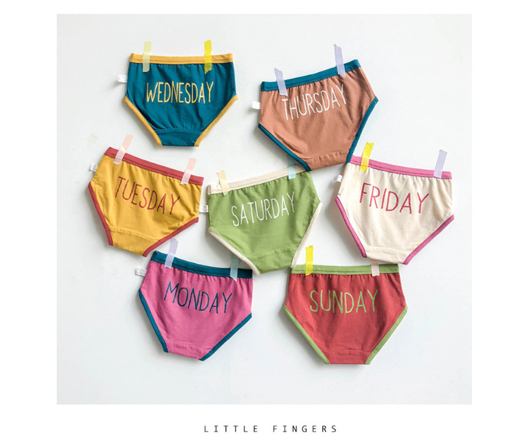 New Cute Children&#39;s Underwear Wholesale New Color Matching Underwear Wholesale display picture 17