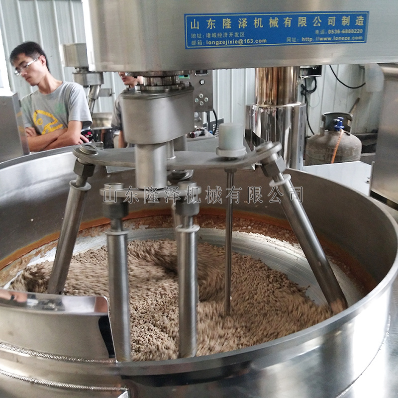 全自动火锅底料炒料机 火锅底料炒锅 米线肉酱行星搅拌炒锅