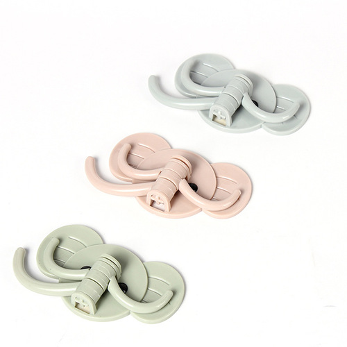 Creative elephant hook sticky hook three-hook nail-free door hook kitchen wall hanging bathroom wall traceless sticky hook