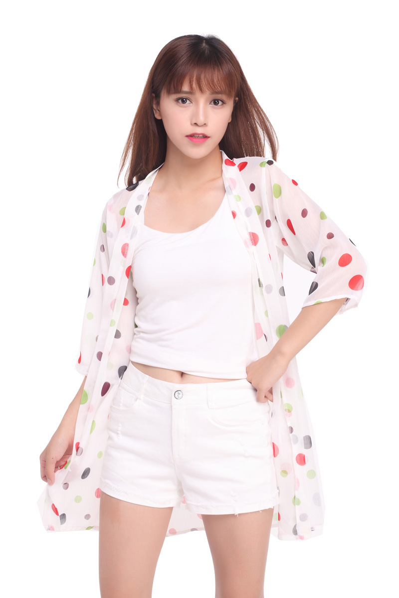 white background color dots 1