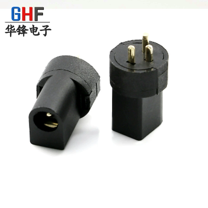 DC power socket DC097 3.5×1.3mm vertical plug-in power socket 3-pin vertical high quality
