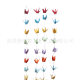 7.5cm color origami paper crane stars finished threading wedding venue layout props holiday gift decoration