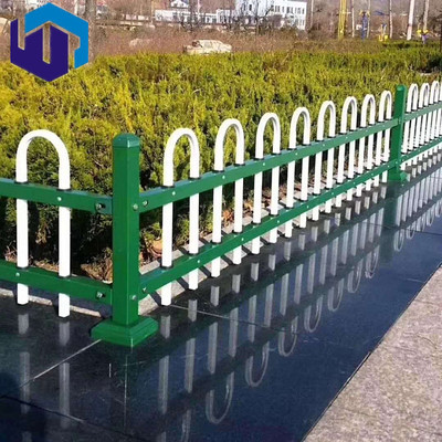 厂家直销城市小区绿化带锌钢草坪市政花园景观花园倒u型草坪护栏
