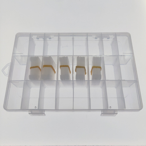 Cross stitch thread box storage box 24 grid 36 grid box winding board manual yarn winder embroidery tool kit