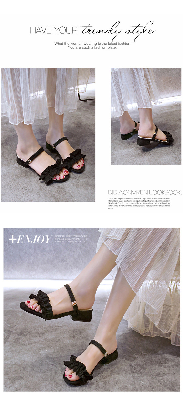 Chaussures été pour femme en Caoutchouc - Ref 3346395 Image 17