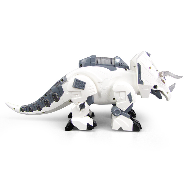 Nueva mecánica eléctrica triángulo dragón simulación de sonido automático caminando luz música puesto venta caliente al por mayor juguetes