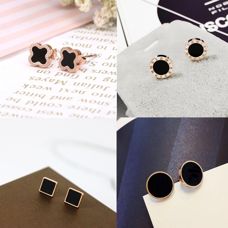 Elegant universal earrings stainless steel