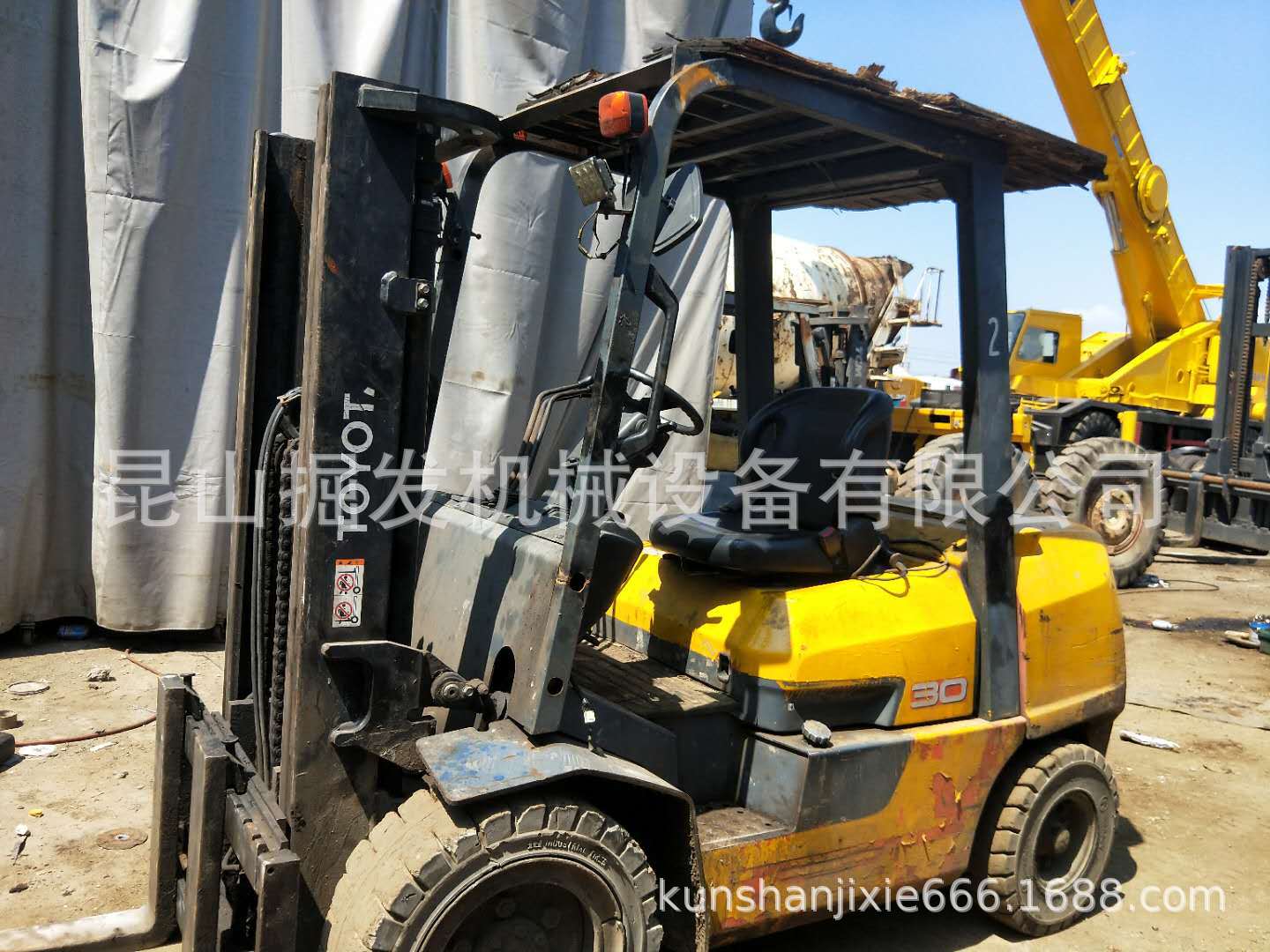 二手3吨丰田柴油叉车 好试车 看车车接车送