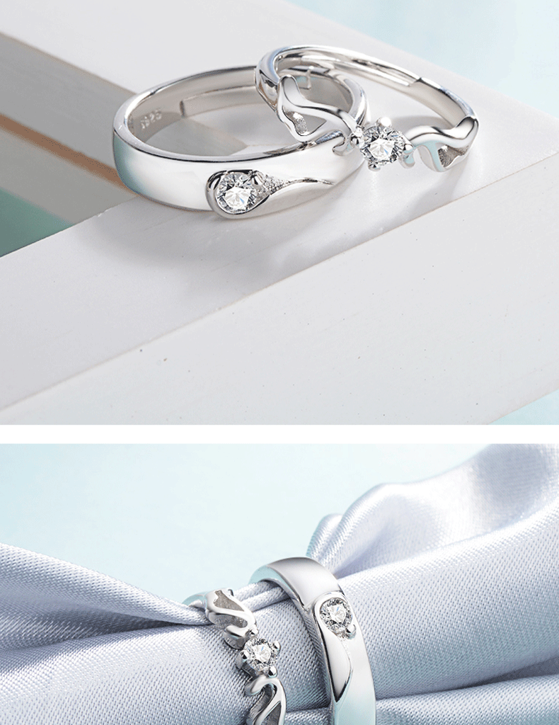 Fashion Geometric Copper Plating Rhinestones Rings