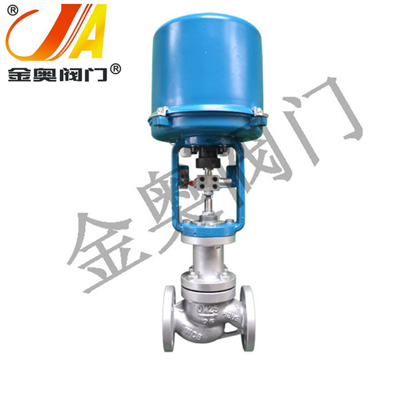 厂家供应 ZZWPE碳钢法兰夹套保温调节阀  自力式电控温度调节阀