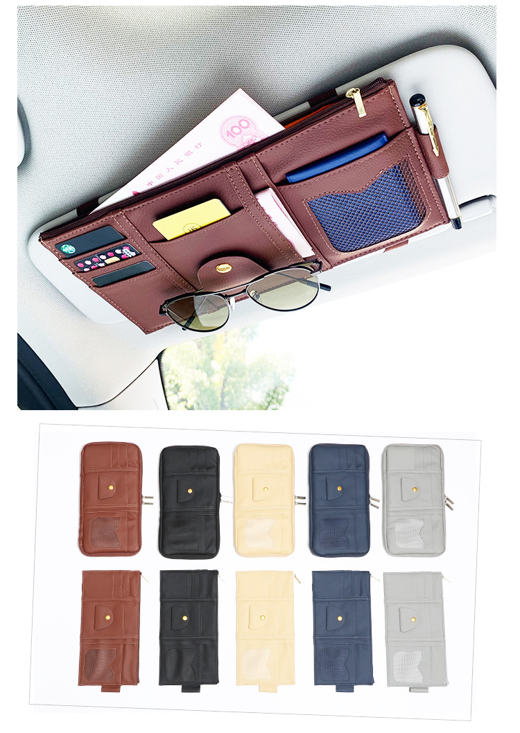 Pu Leather Car Certificate Hanging Storage Bag Wholesale Nihaojewelry display picture 11