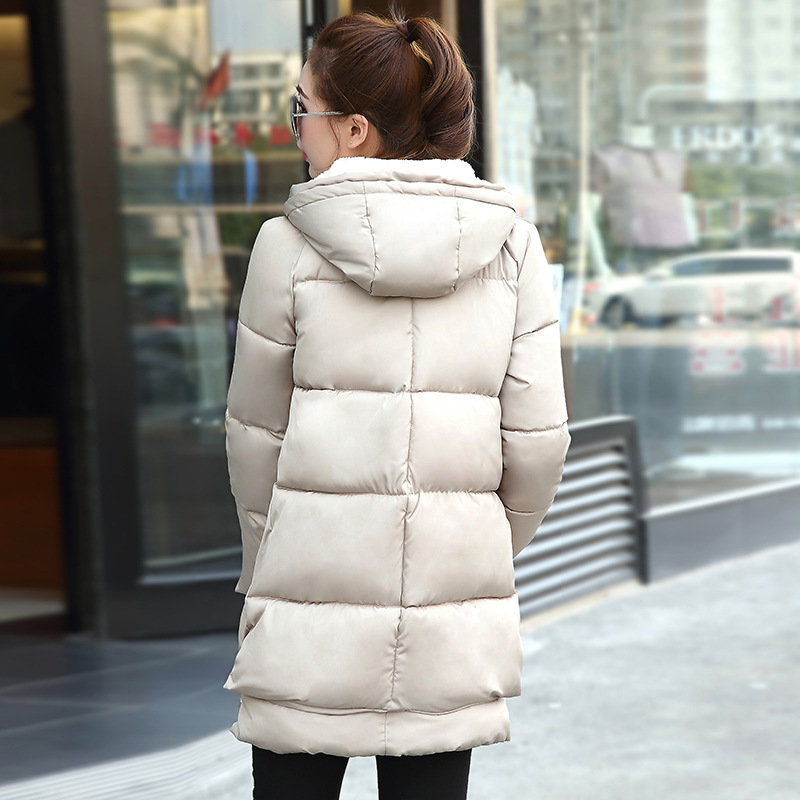 Women's Clothing Plus size Warm jacket cotton coat fat MM student maternity clothes medium and long 200 catties cotton coat military cotton coat_voghion.com