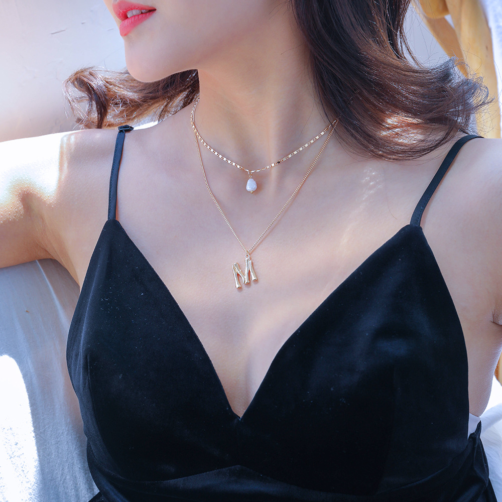 Mode Mehrschichtige Kette Natürliche Perlenkette display picture 8