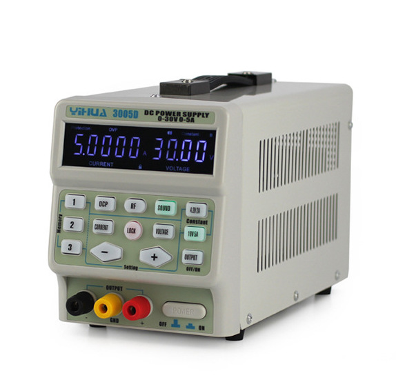 30V5A可调手机笔记本维修数控程控直流电源谊华YIHUA-3005D五位
