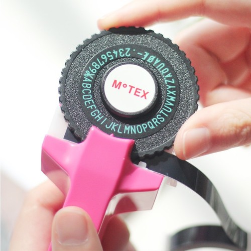 Same style mini manual printer Korean motex label embossed typewriter hand account decorative tape paper