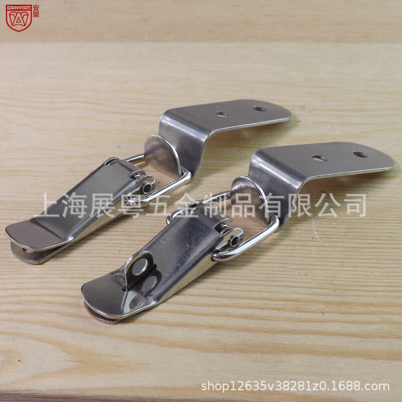 AW90 degree stainless steel buckle hook lock wooden box aluminum foil box lock barrel buckle lock cabinet door