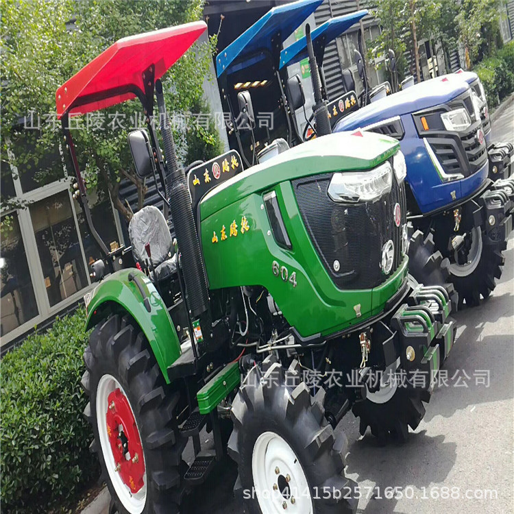迷你大棚农用拖拉机价 504农用四驱四轮拖拉机旋耕犁地四驱拖拉机